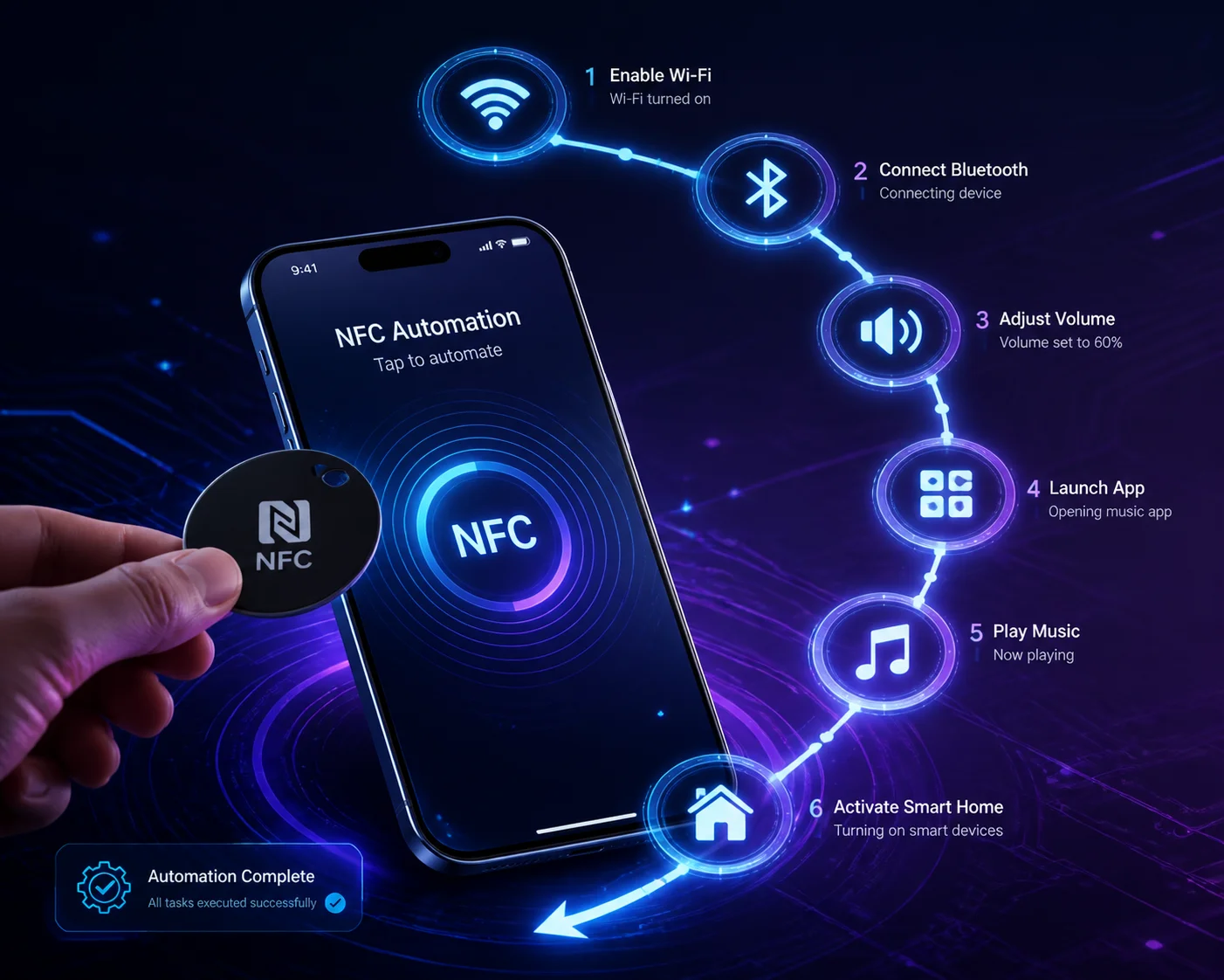 NFC Tasks — Автоматизация смартфона без root